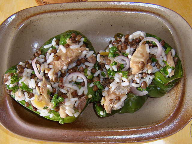 Salade De Lentilles Riz Et Maquereau Mille Et Une Recettes De