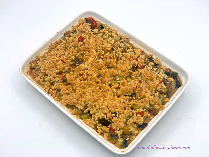 Légumes du soleil en crumble