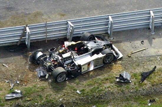 Alboreto-Accident