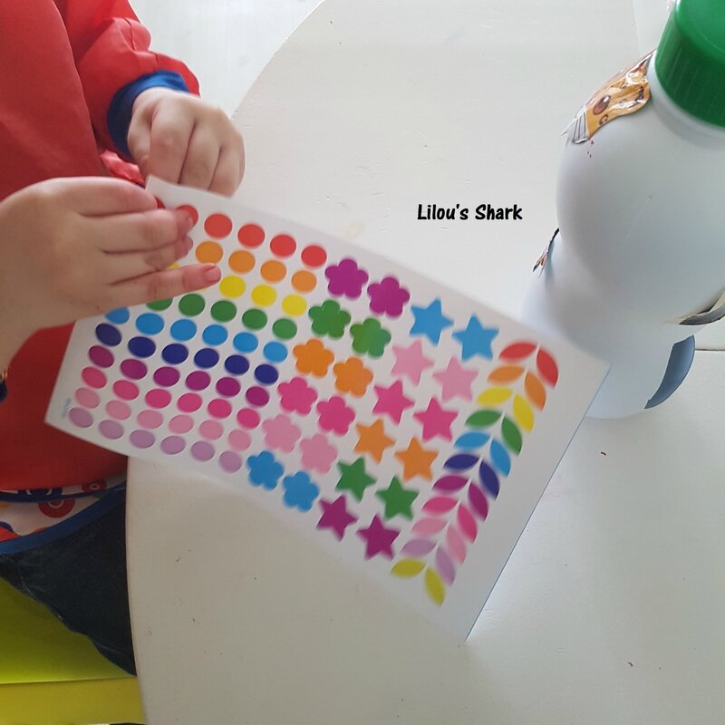 blédina recyclage gommettes