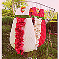 Turbulette naissance Retro froufrou Geant