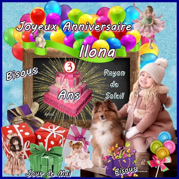 Bon Samedi Debut Du Week End Et Anniversaire Ilona L Univers De Patounette Et Ses Amis Es
