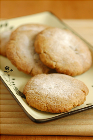 Cookies rustiques gingembre confit & poivre long_1