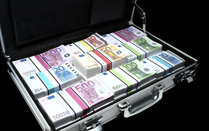 valise magique d'argent