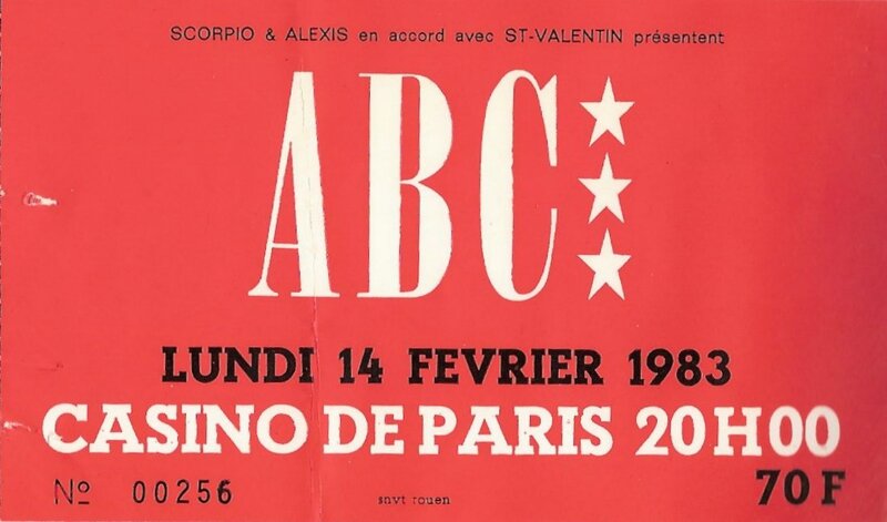 1983 02 ABC Casino de Paris Billet