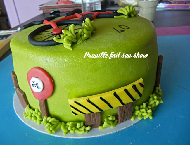 Gateau Velo Bicycle Cake Prunille Fait Son Show