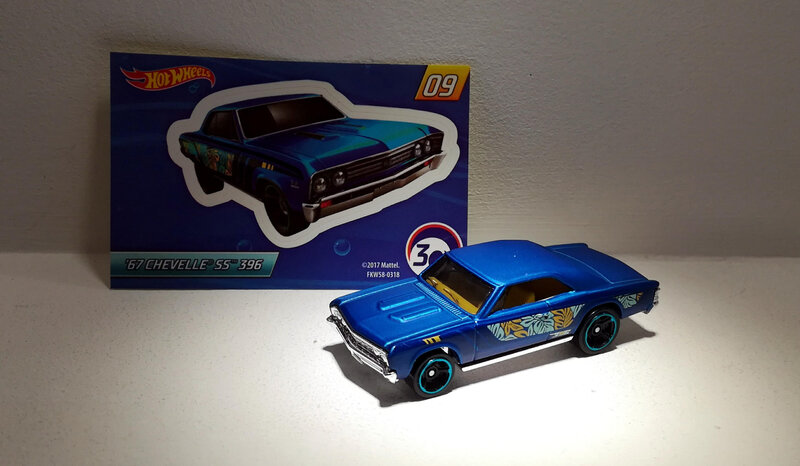 Chevrolet Chevelle SS 396 de 1967 (Hotwheels)