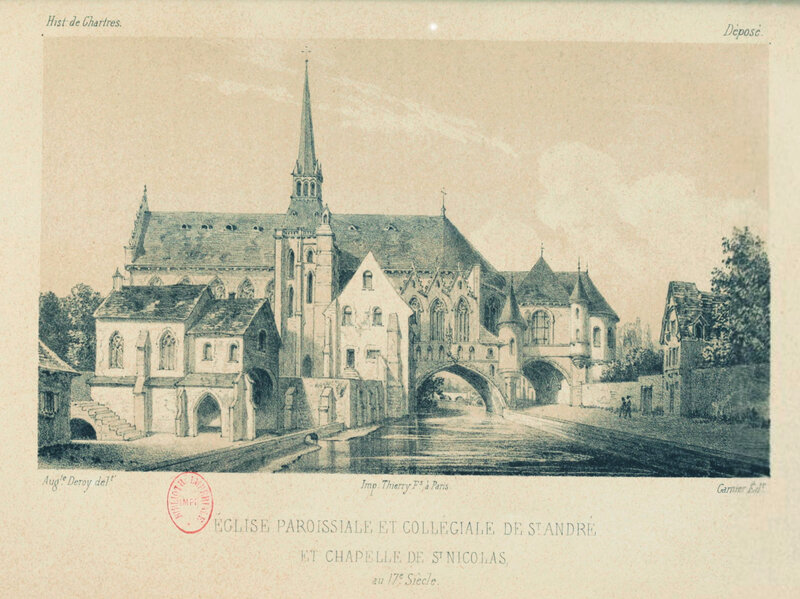 eglise paroissiale et collégiale de saint André et chapelle de Saint Nicolas de Chartres