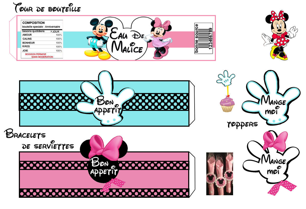 Minnie Et Mickey Les Souris Du Placard 1 Et 2 Et 3 Doudous Patrons Patterns Gabarits Fete A Themes Pour Enfants