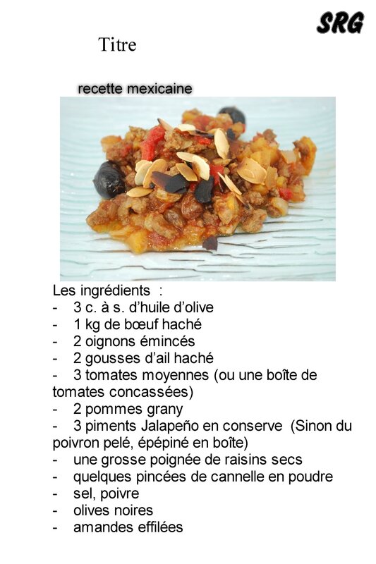 Picadillo (page 1)