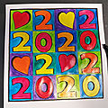 Calendrier 2020 coeurs (mis à jour pour 2022)