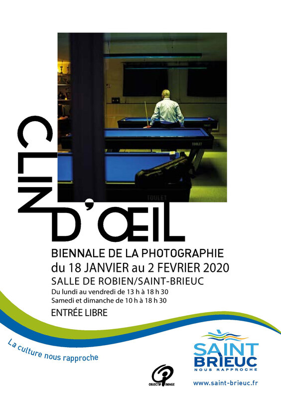 CLIN D'OEIL Biennale de la photographie à Saint-Brieuc en pleine préparation à Robien! on vous attend dès le 18 janvier