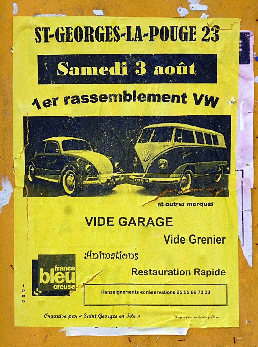 AFFICHE 1ER RASSEMBLEMENT VW Photo de EXPO