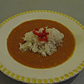 Soupe de lentilles rouges et carottes au curry