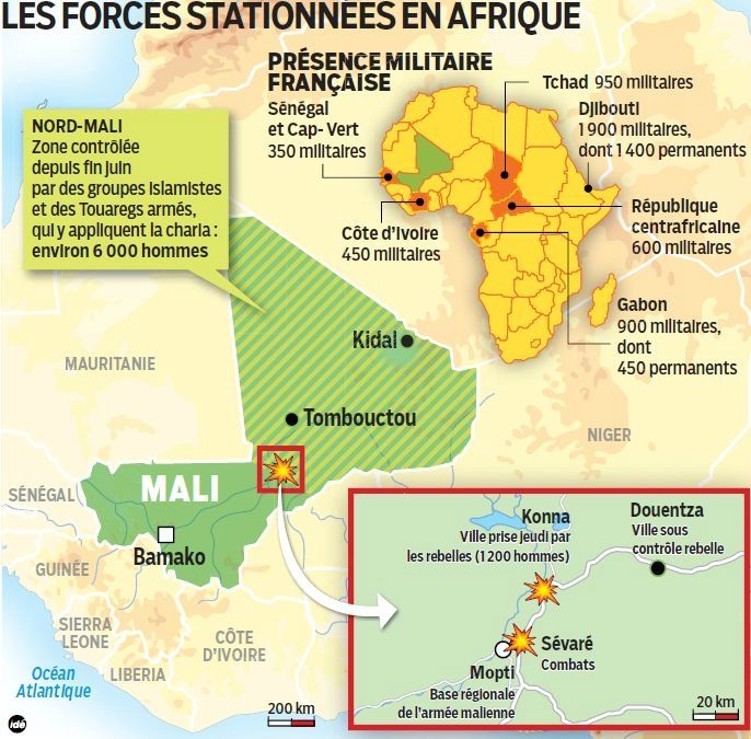  Mali   L intervention militaire  fran aise comporte de 