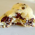 Cookie moelleux (et un peu léger) aux pépites de chocolat 