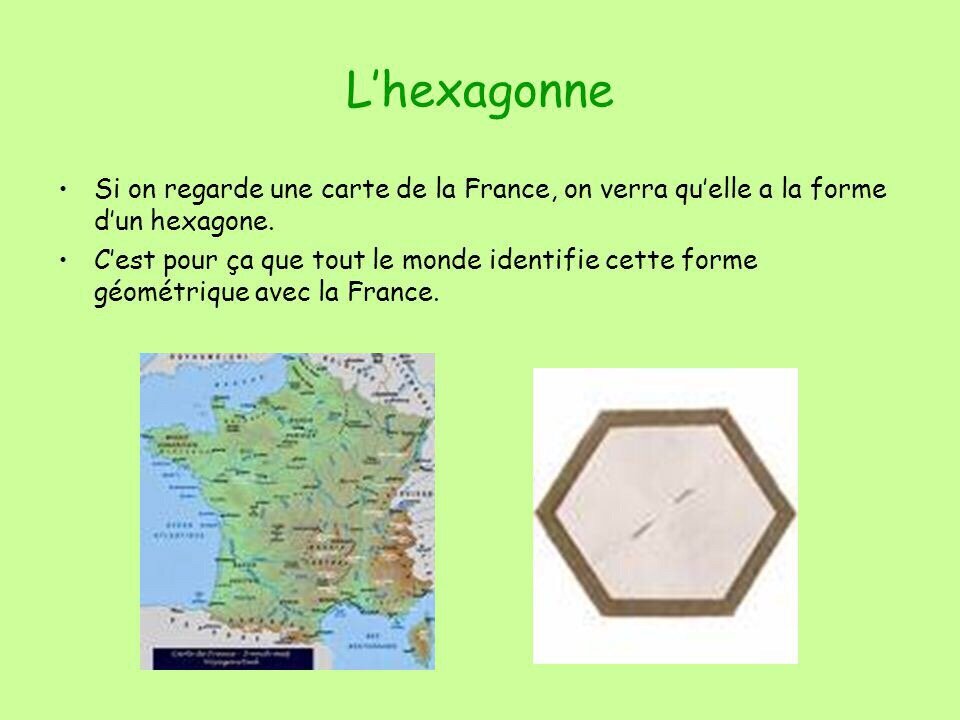 La France Est Un Hexagone Niveau Intermediaire B1