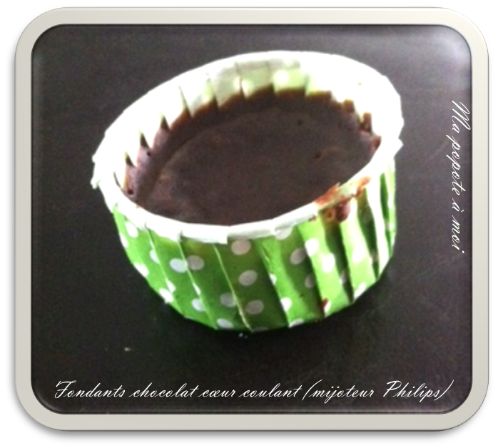 Fondants Chocolat Coeur Coulant Mijoteur Philips Ma Popote A Moi