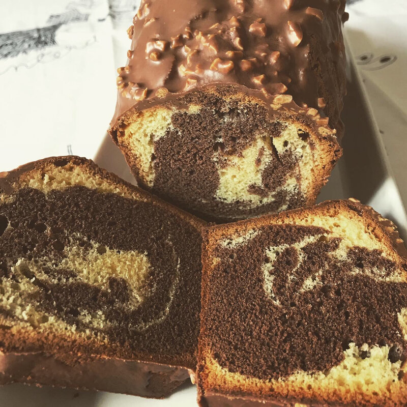 cake marbré de Cyril Lignac