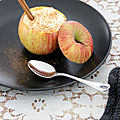 Recette facile et originale : le tiramisu spéculos pomme caramel cannelle servi dans une pomme