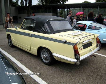 Triumph herald Vitesse 6 convertible de 1963 (Tako Folies Cernay 2011) 02
