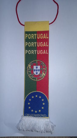 PORTUGAL !!!!!! FANION DU PORTUGAL EUROPE NEUF POUR GLACE RETROVISEUR -  portugalshop