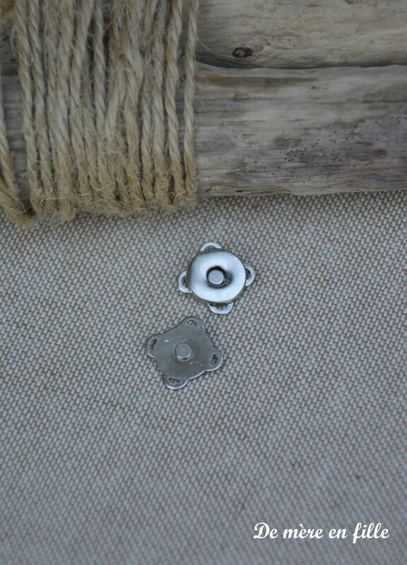 mini aimant argent