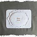 Carte en braille pour un destinataire malvoyant