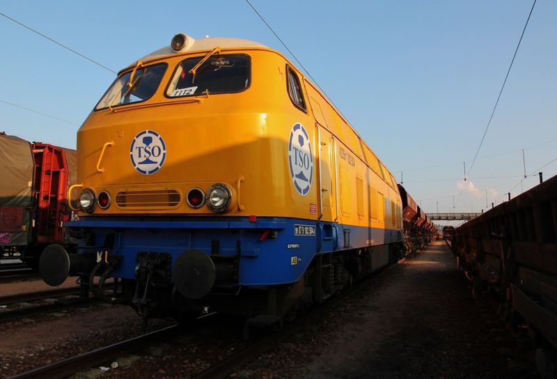Locomotive de travaux TSO, base DB BR-218