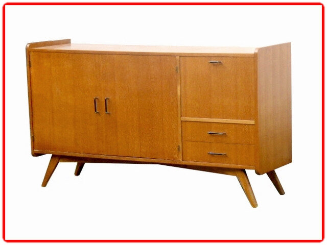 Enfilade vintage pieds compas