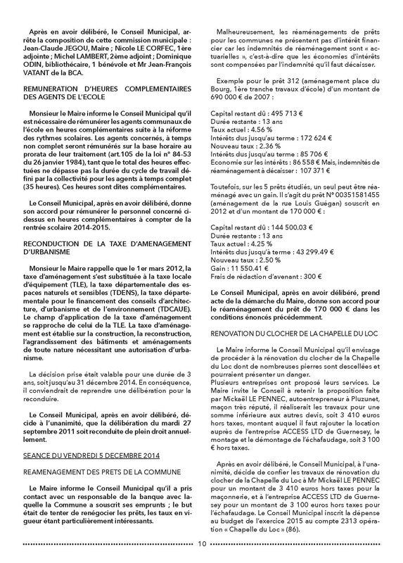 Bulletin municipal de Pluzunet, N-¦60 - d+®cembe 2014-page-010