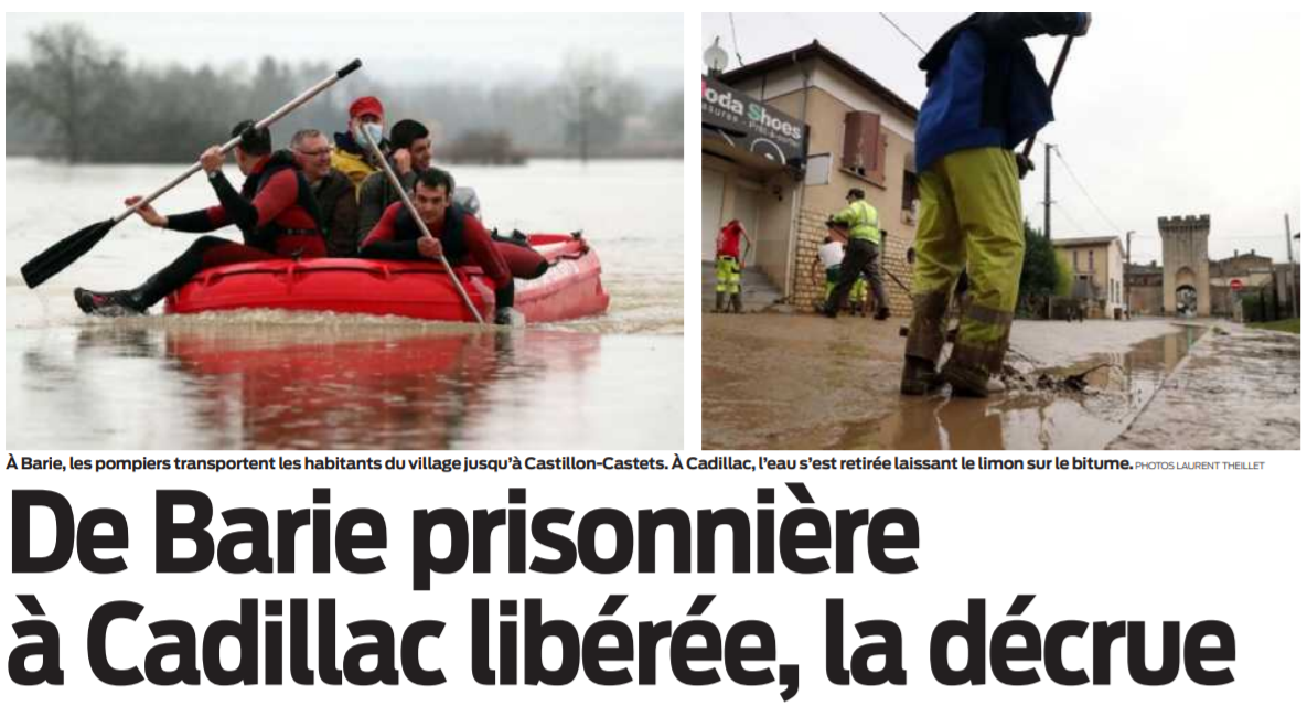 Inondations Gironde Vigilante