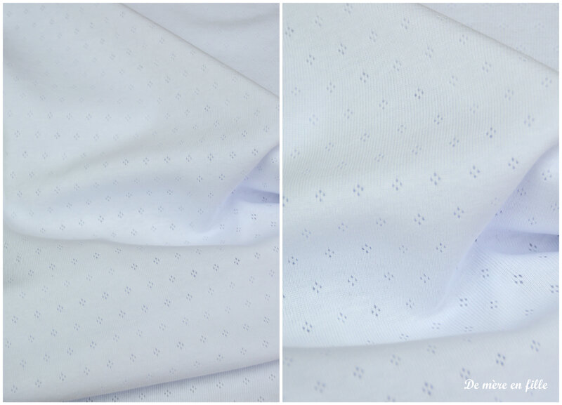 jersey gris motif fleurs blanc
