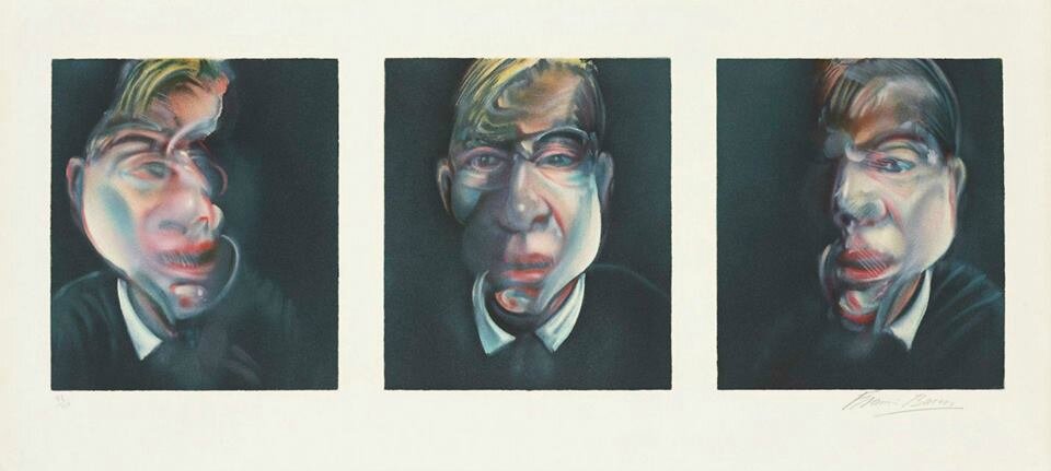 Francis Bacon (1909-1992), Three studies for a Self-portrait