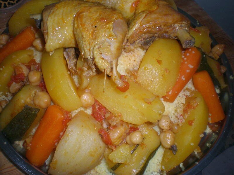 Idee Repas Facile Recette Couscous Marocain Poulet Recette Couscous