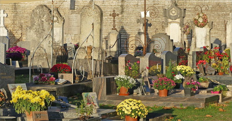 Niort cimetière Cadet 011122 ym 2 tombes fleuries