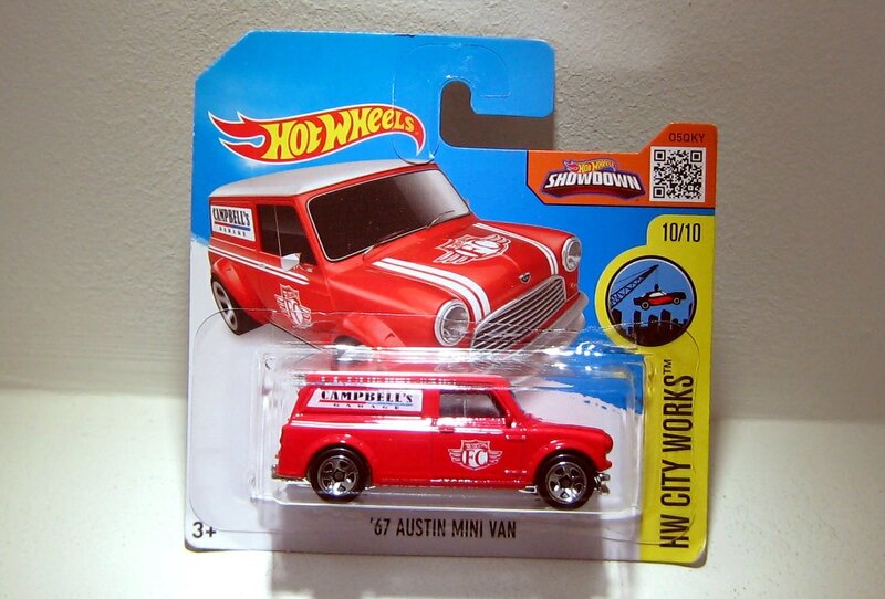 Austin mini van de 1967 (Hotwheels 2016)