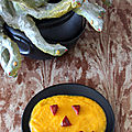 Repas d'halloween : la purée de butternut et chorizo