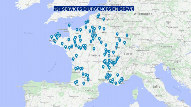 131 services d'urgences