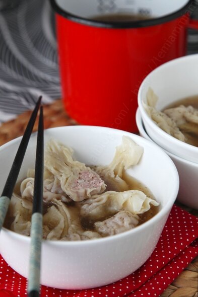 recette wontons porc chou raviolis chinois 0002 LE MIAM MIAM BLOG