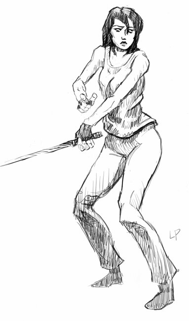 fille+sabre