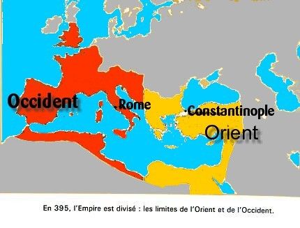 Orient occident carte