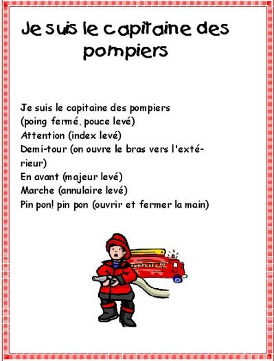 Au feu les pompiers! -.Chez Pascale, mon assistante-maternelle, il