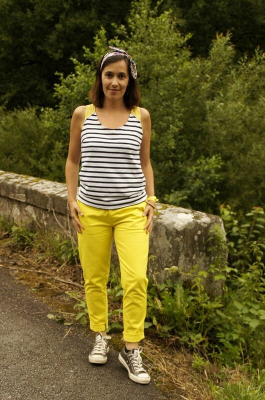 port trousers jaune 01