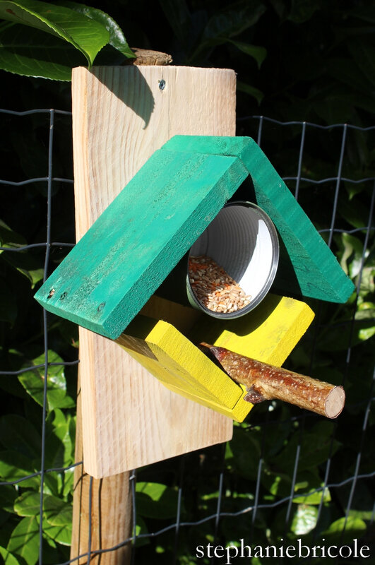 DIY récup mangeoire pour les oiseaux des jardins