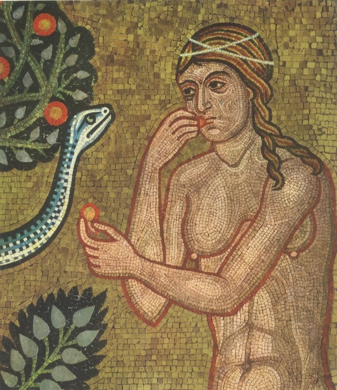 Tentation d'Eve par le serpent