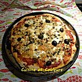 La pizza du week-end :champignons/anchois/câpres 