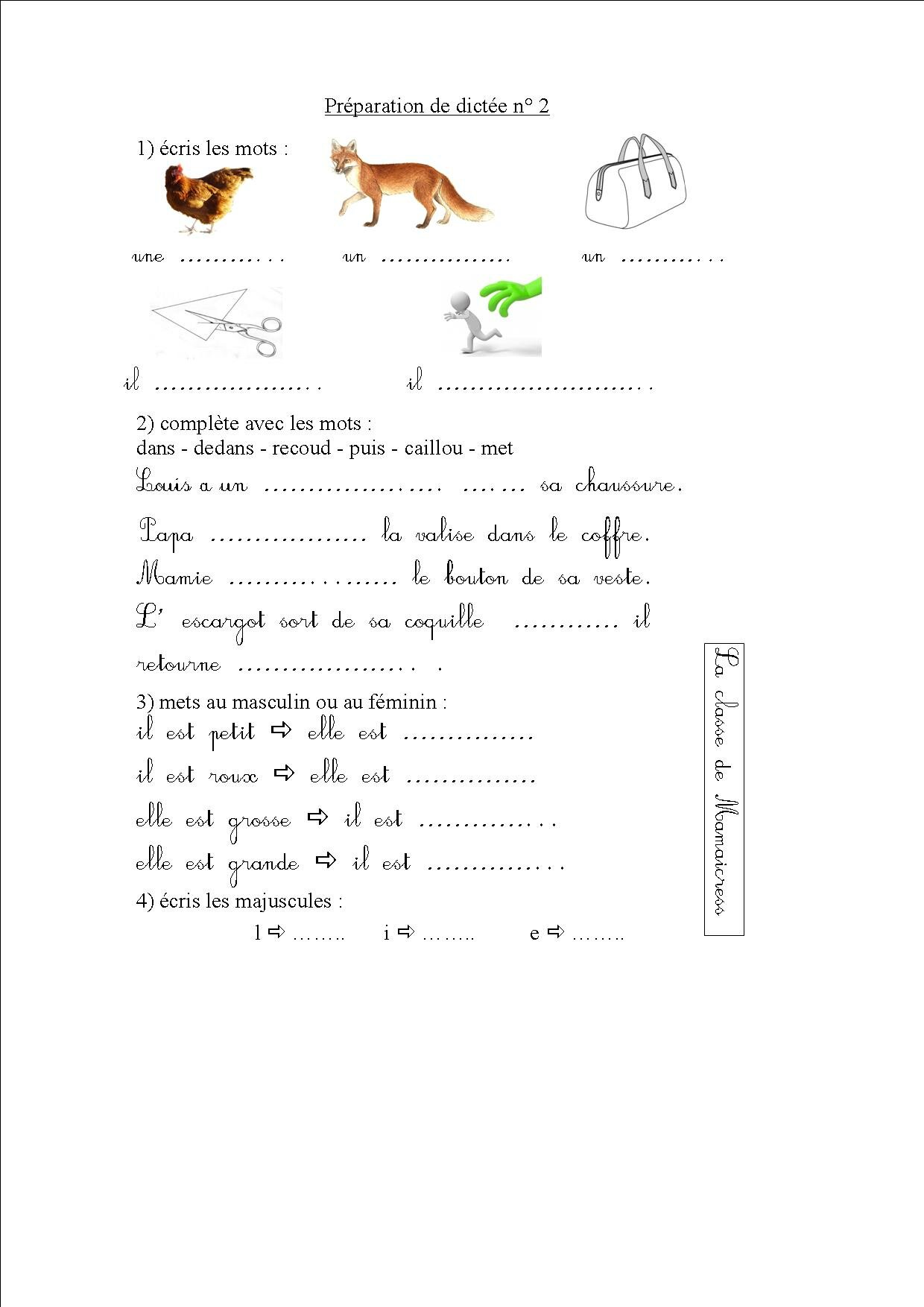 Dictée Histoire Des Arts Ce2 Petit Caillou Dictées - La classe de Mamaicress