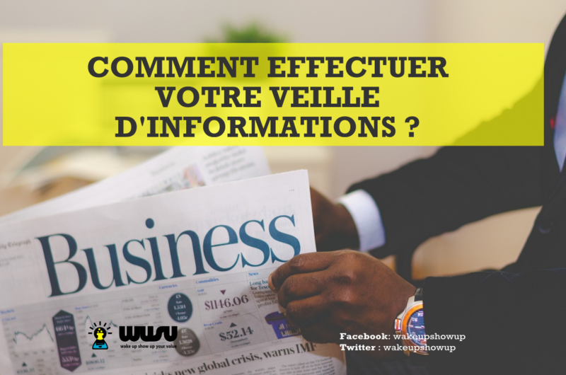 Mettre en Place une Veille Informationnelle WUSU Box, Entrepreneuriat et Marketing Mettre en Place une Veille Informationnelle WUSU Box, Entrepreneuriat et Marketing