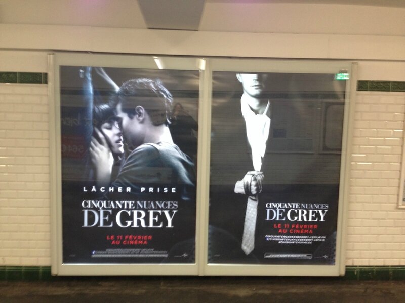 Même Genre Que 50 Nuances De Grey Affiches de Cinquante nuances de Grey dans le métro parisien - Le monde